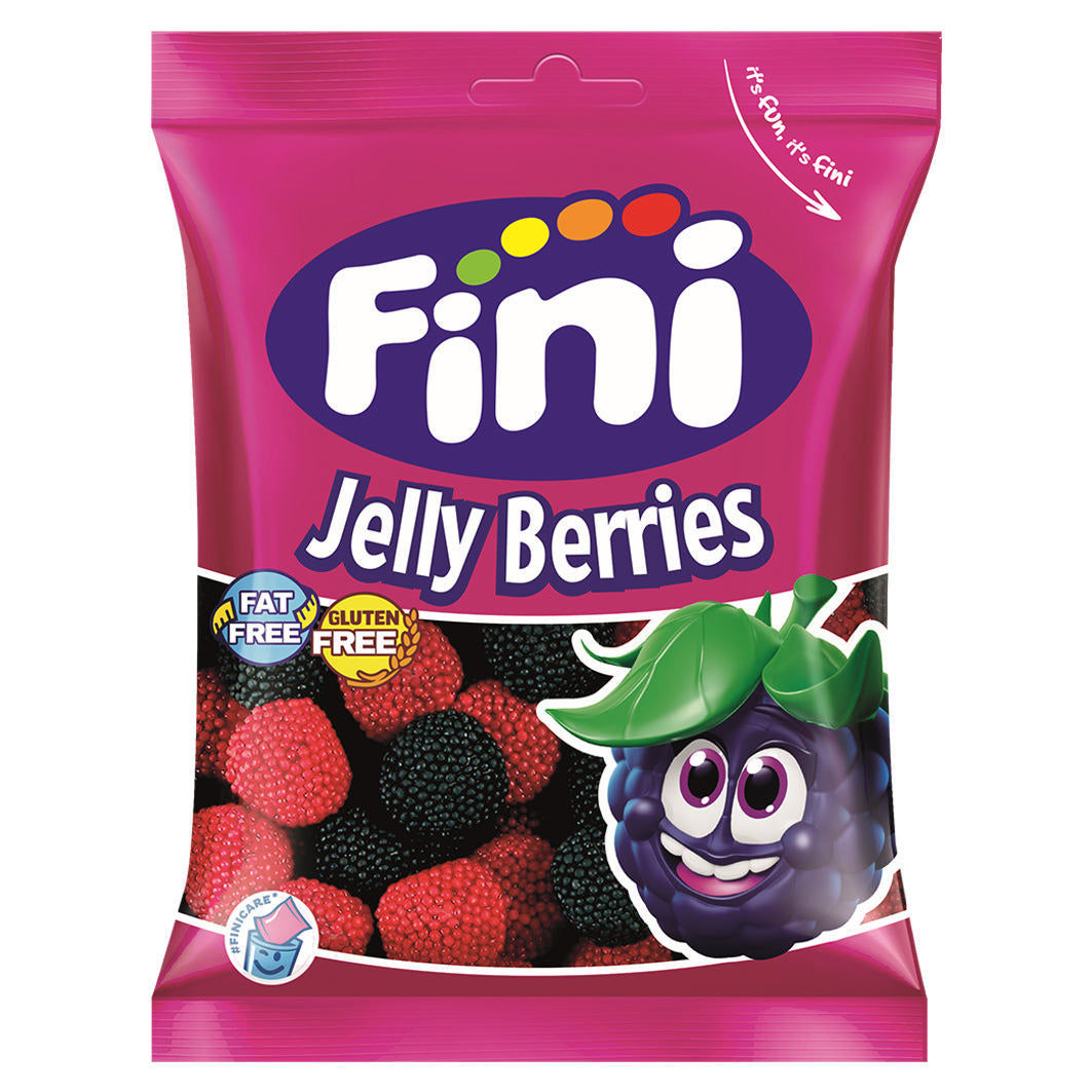 Fini Fruchtige Beeren-Fruchtgummis 100 g – Süße Jelly Berries MHD: 02.2028 elektroniktrade Switzerland