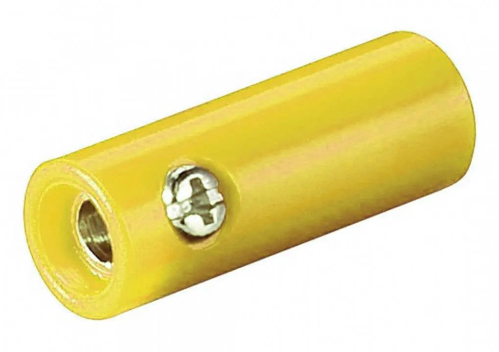 Frei Bananenkupplung, 4 mm, gelb elektroniktrade Switzerland