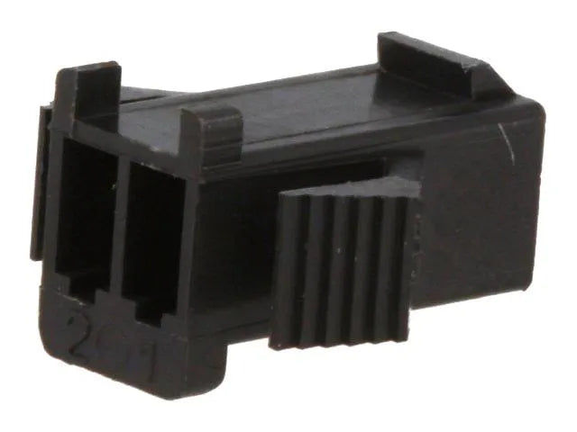 Frei Steckverbinder Gehäuse kompatibel zu JST SMP-02V-BC, weiblich, 2 Pin, schwarz elektroniktrade Switzerland