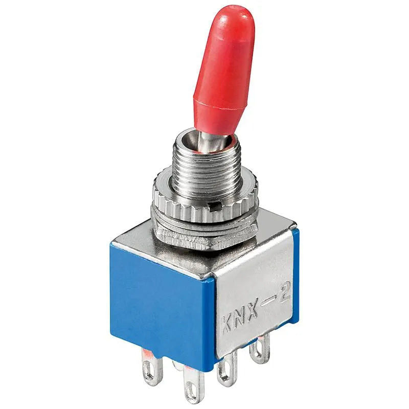 goobay Miniatur Kippschalter, 6 Pin, 2x EIN-EIN elektroniktrade Switzerland