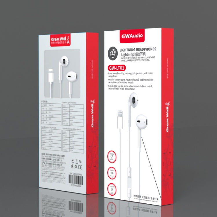 Great Wall 8-polig In-Ear-Kopfhörer der zweiten Generation, Länge: 1,2 m (weiß) elektroniktrade Switzerland