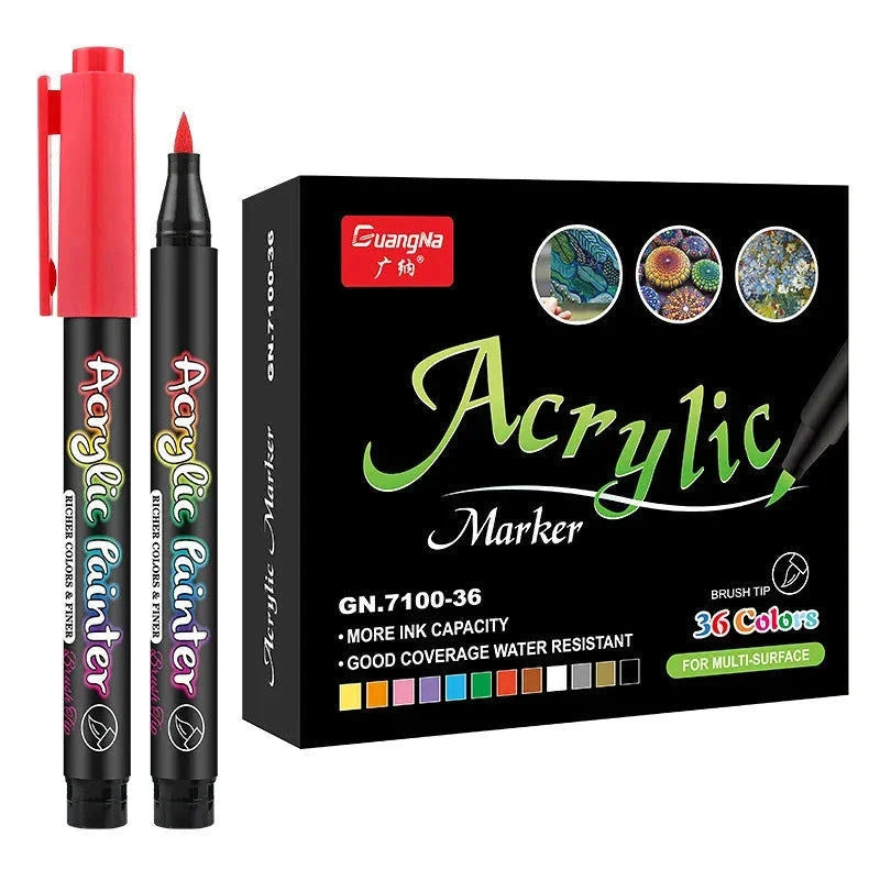 GuangNa Acrylic Marker DIY Hand-Painted Graffiti 36 Farben elektroniktrade Switzerland