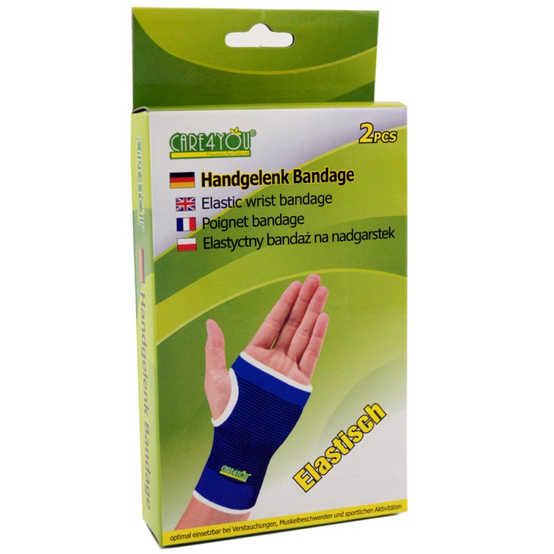 Bandagen für Fussgelenk, Ellenbogen, Knie, Handgelenk, Unterarm 2er Set