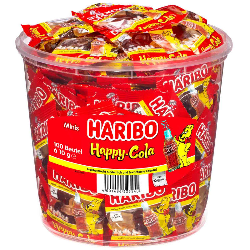 Haribo 100 x Haribo "Happy-Cola Minis" a 10g Elektroniktrade Switzerland