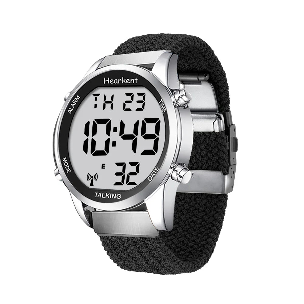 Hearkent Sprechende Uhr für Blinde und Senioren – Digital-Armbanduhr mit Sprachausgabe elektroniktrade Switzerland