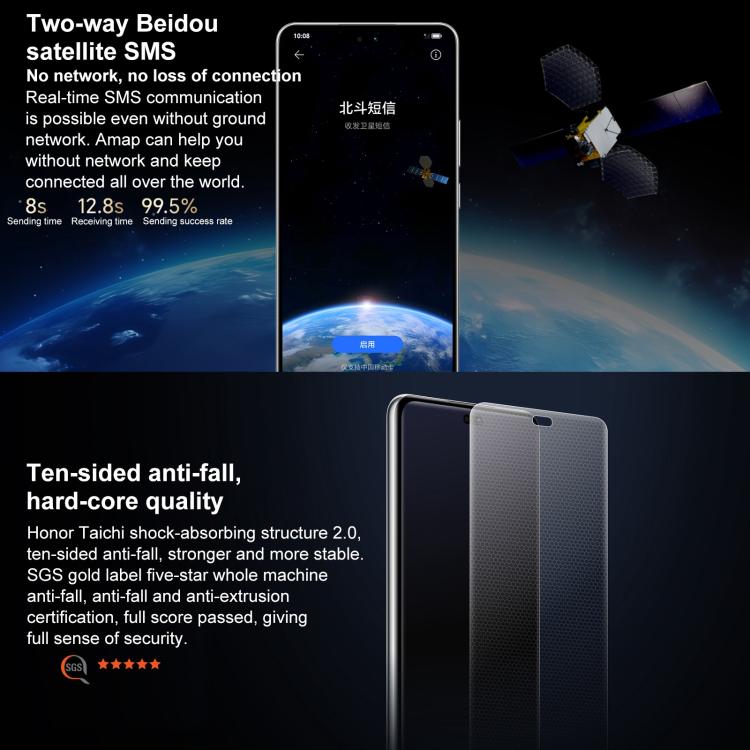 HONOR Honor Power, 12GB+256GB, Screen Fingerprint, 6.78 inch MagicOS 9.0 Snapdragon 7 Gen 3 Octa Core, Network: 5G, NFC, OTG, 12GB+256GB Elektroniktrade Switzerland