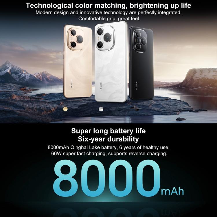 HONOR Honor Power, 12GB+256GB, Screen Fingerprint, 6.78 inch MagicOS 9.0 Snapdragon 7 Gen 3 Octa Core, Network: 5G, NFC, OTG, 12GB+256GB Elektroniktrade Switzerland