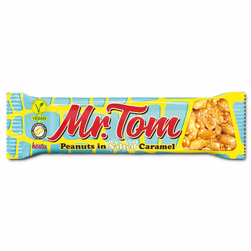 hosta GmbH & Co. KG Mr. Tom Salted Caramel, Erdnuss, 1 Riegel zu 40g Elektroniktrade Switzerland