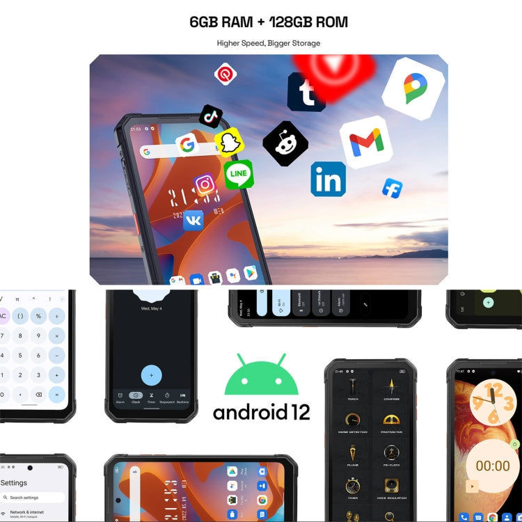IIIF150 IIIF150 Air 1 Pro Robustes Telefon, 6 GB + 128 GB elektroniktrade Switzerland