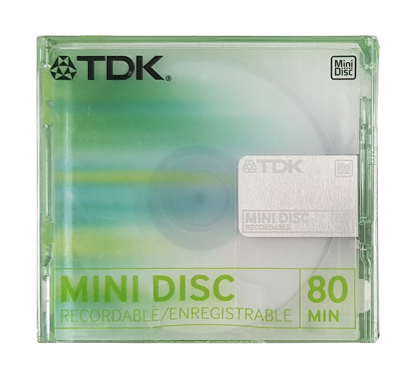 TDK MiniDisc green 80 minuten