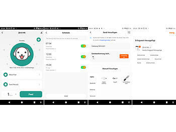 infactory infactory Futterautomat: Smarter Futterspender für Hunde und Katzen: Mit WLAN und App, 4 l elektroniktrade Switzerland