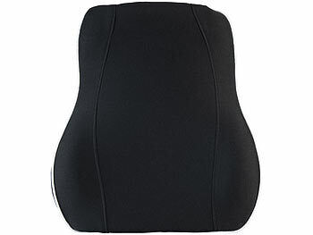 infactory infactory Lordosekissen: Ergonomisches Rückenkissen aus Memory-Foam, waschbarer Bezug, 2 Gurte elektroniktrade Switzerland