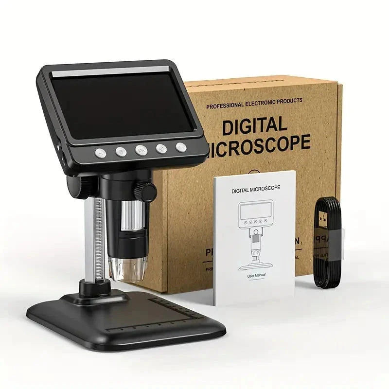 INSKAM Digitales Mikroskop mit 10.92cm HD IPS Bildschirm, 50-1000X Zoom elektroniktrade Switzerland