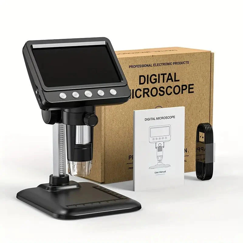 INSKAM Digitales Mikroskop mit 10.92cm HD IPS Bildschirm, 50-1000X Zoom Elektroniktrade Switzerland