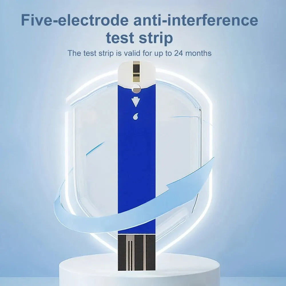 Insmart Blutzucker messgerät Diabetes-Testkit mit 50 Teststreifen G-520 elektroniktrade Switzerland