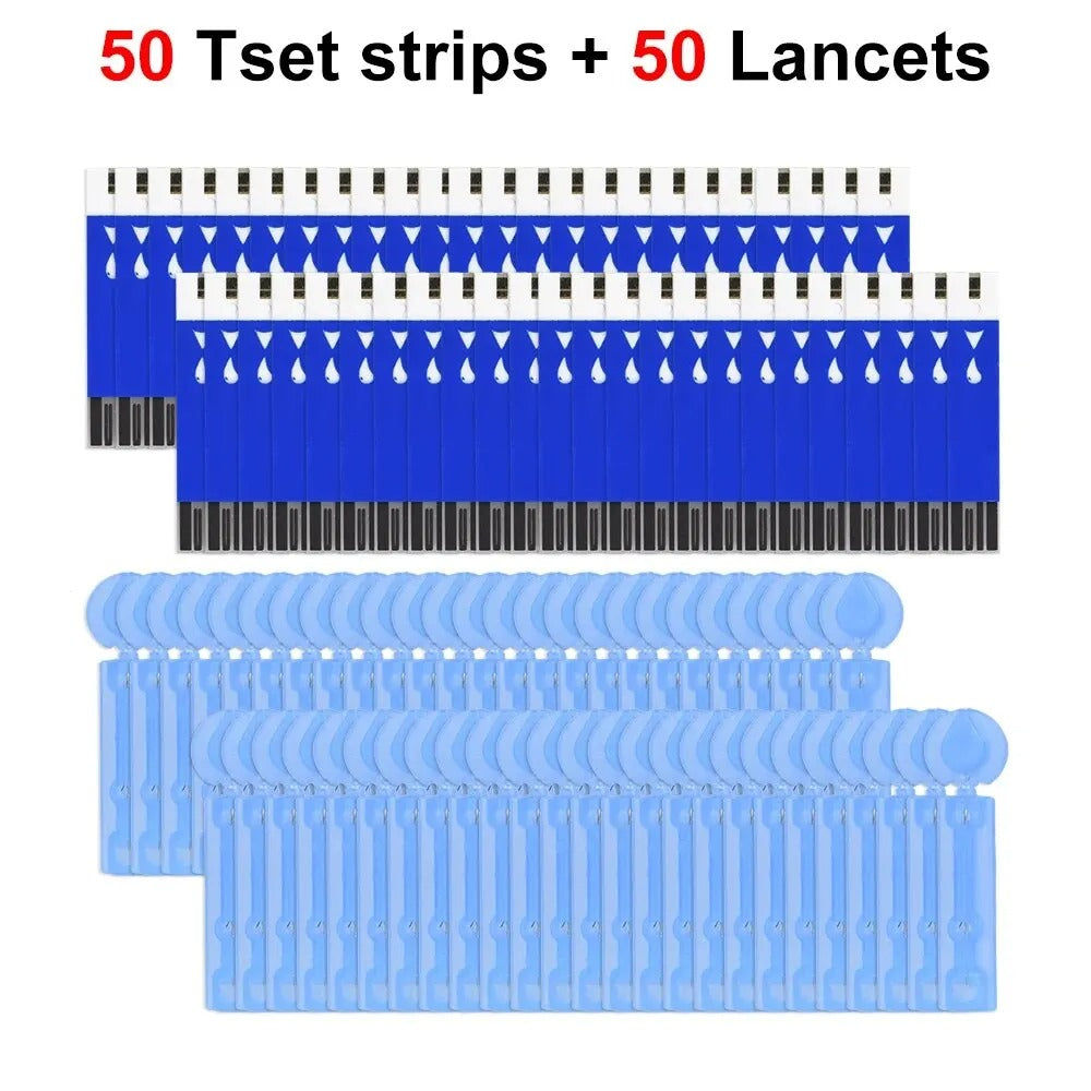 Insmart Blutzucker messgerät Diabetes-Testkit mit 50 Teststreifen G-520 Elektroniktrade Switzerland