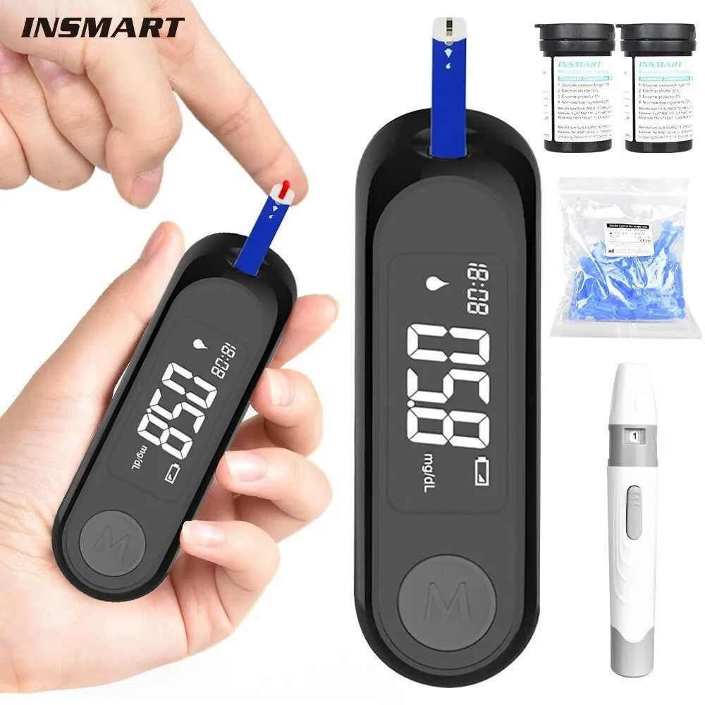 Insmart Blutzucker messgerät Diabetes-Testkit mit 50 Teststreifen G-520 elektroniktrade Switzerland