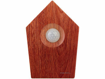 scatola canto degli uccelli con sensore di movimento