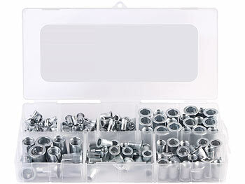 AGT Nietmutternzange mit 330 Nietmuttern, Dornen M3 - M12, Koffer, 40 cm erhältlich auf eMall