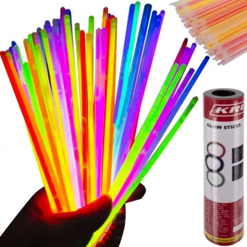 Kruzzel Leuchtstäbe - Knicklichter 100 Stk. elektroniktrade Switzerland
