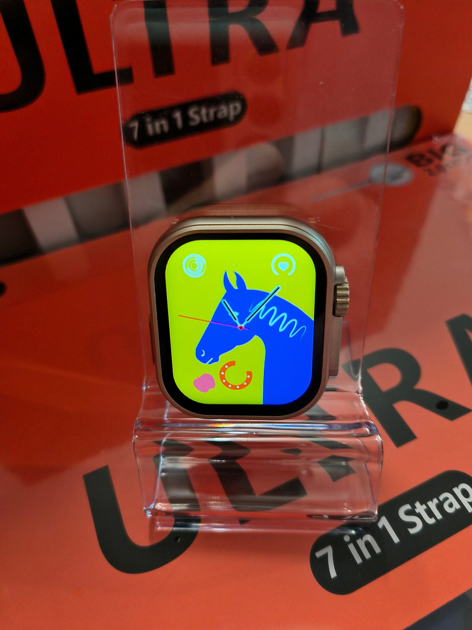 Laxasfit Smartwatch Ultra Geschenk Set 7 In 1 + Uhr & Wireless Ladegerät inkl. Bänder Elektroniktrade Switzerland
