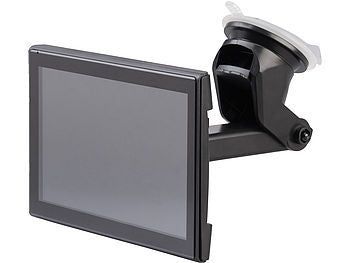 Lescars Lescars IPS-HD-Touchscreen, 7"/17,8 cm, für Apple CarPlay & Android Auto, 360° Elektroniktrade Switzerland
