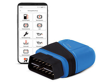 Lescars Lescars OBD2-Adapter mit KI-gestützter Fehlerdiagnose, App für iOS und Android elektroniktrade Switzerland