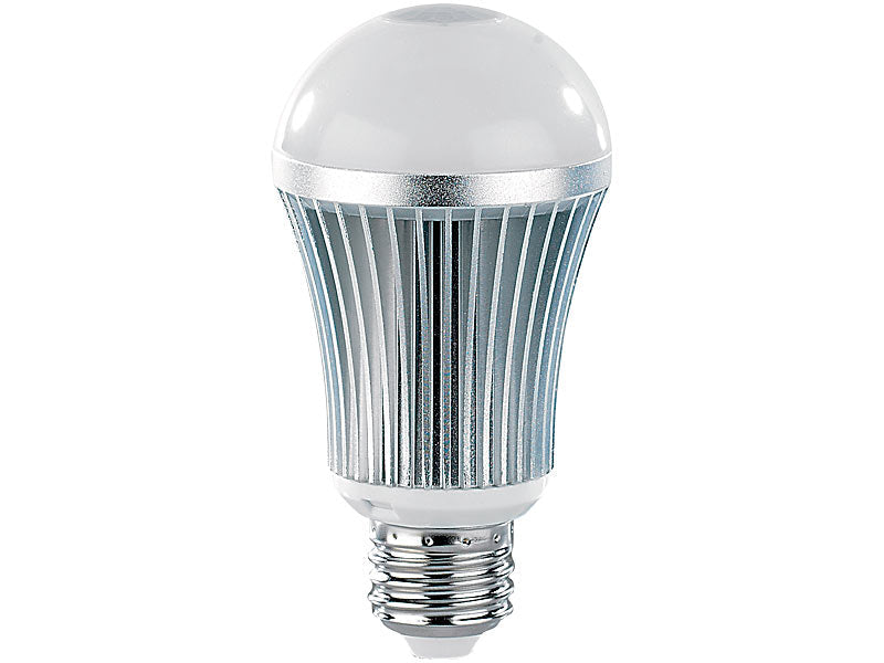 Luminea 7W-HighPower-LED-Lampe m. PIR-Bewegungssensor, kaltweiß,370lm (Gebraucht Artikel) Elektroniktrade Switzerland