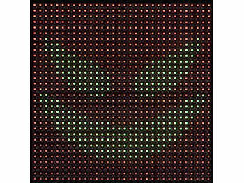 Luminea Digitales, programmierbares LED-Display, 32 x 32 LEDs, App, USB elektroniktrade Switzerland