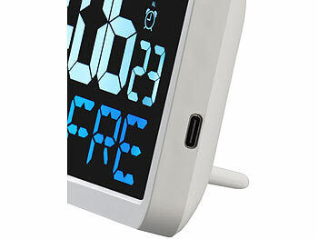 Luminea Home Control Luminea Home Control WLAN-Wetterstation mit Außensensor, Wettertrend, UV-Index, Uhr, App elektroniktrade Switzerland