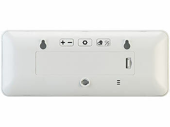 Luminea Home Control Luminea Home Control WLAN-Wetterstation mit Außensensor, Wettertrend, UV-Index, Uhr, App elektroniktrade Switzerland