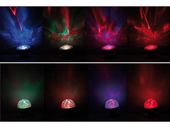 Lunartec Laser-Kugel-Lampe mit Polarlicht-Effekten Elektroniktrade Switzerland