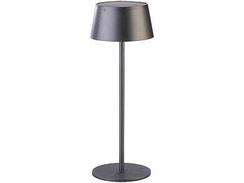 Lunartec LED-Solar-Tischleuchte, 150 Lumen, 1.200 mAh, dimmbar, USB Elektroniktrade Switzerland
