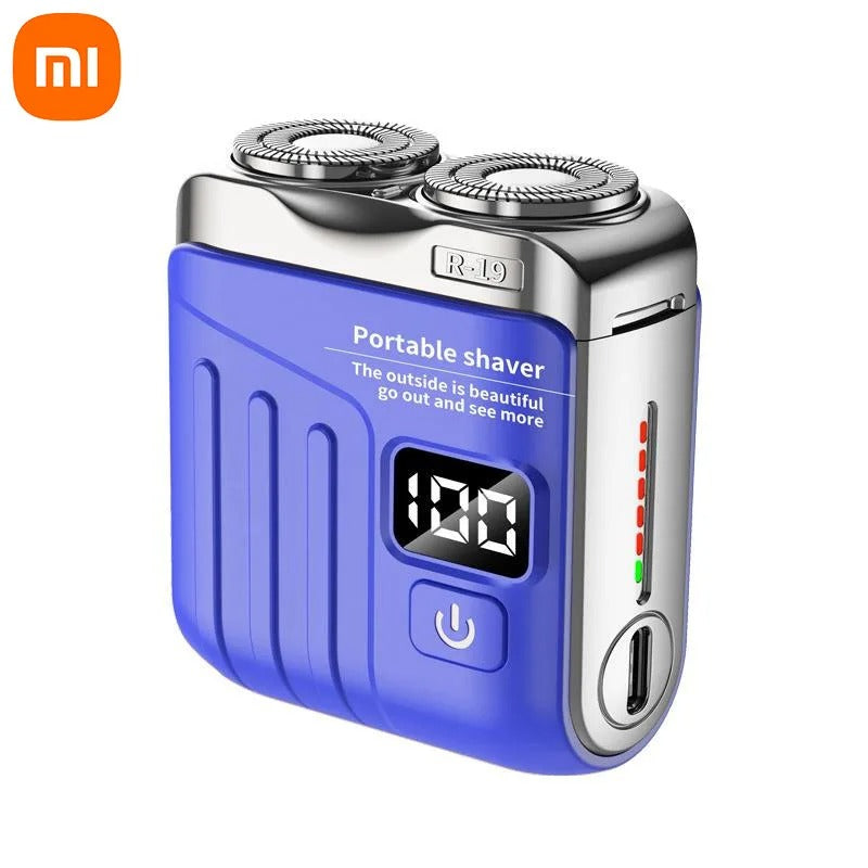 Xiaomi Akku Smart Rasierer mit Mini Dual Klinge und Digital Display