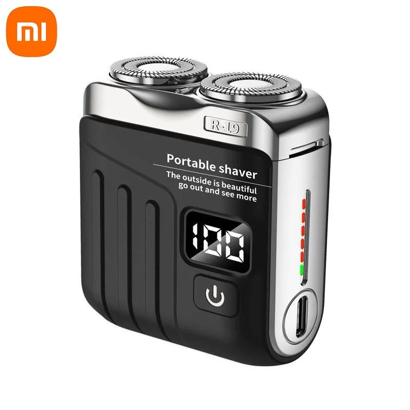 Xiaomi Akku Smart Rasierer mit Mini Dual Klinge und Digital Display