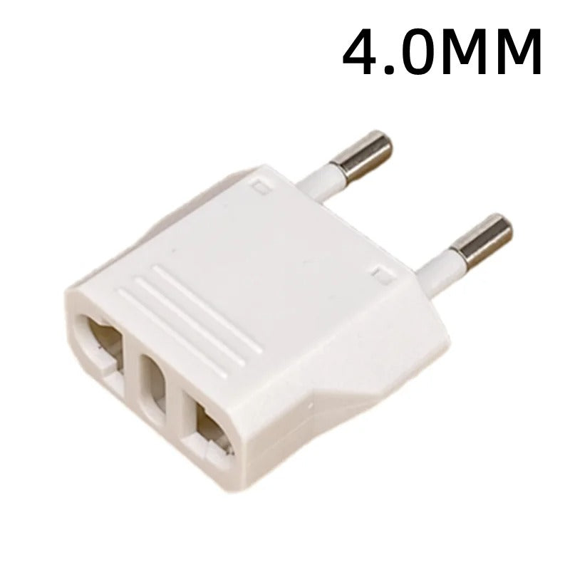 US/CN auf CH/EU Schweiz Strom Adapter 4.8mm & 4.0mm Schwarz oder Weiss