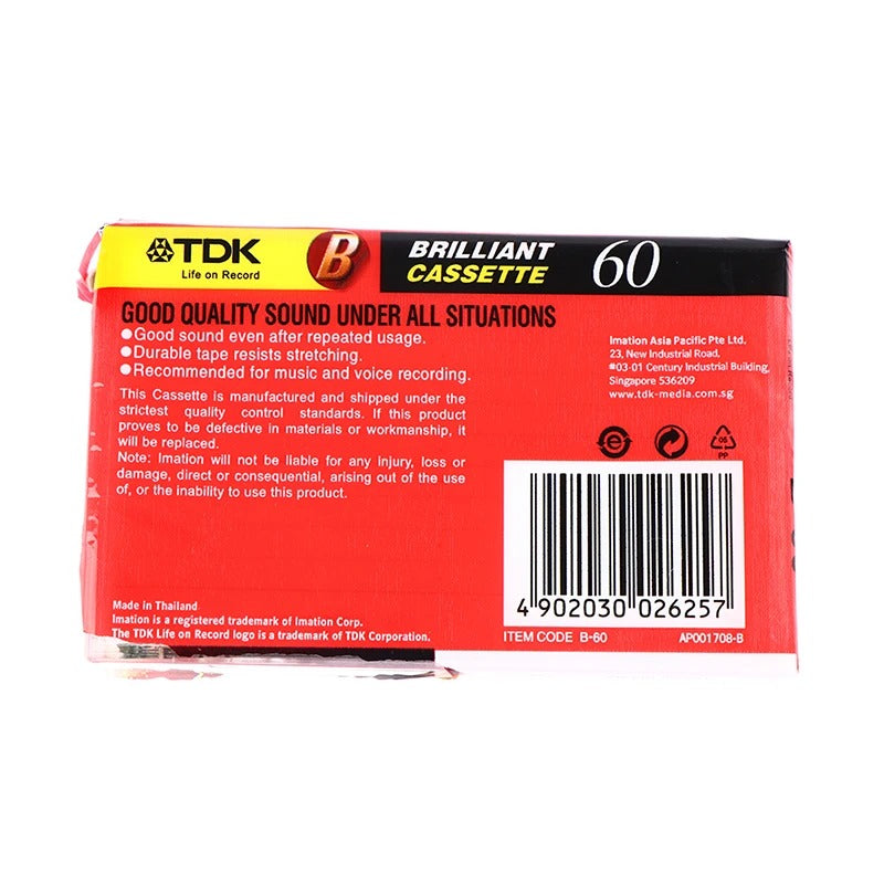 1 / 10 Stk Standard Audio Kassetten Leer Bänder 60minuten