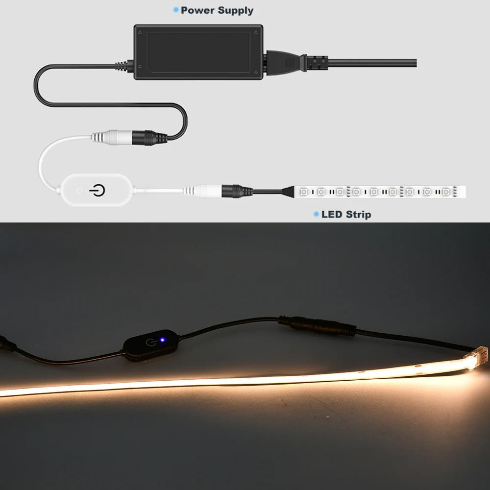Adapter mit Sensor Berührung DC12V 5V 3A / Dimmer Funktion