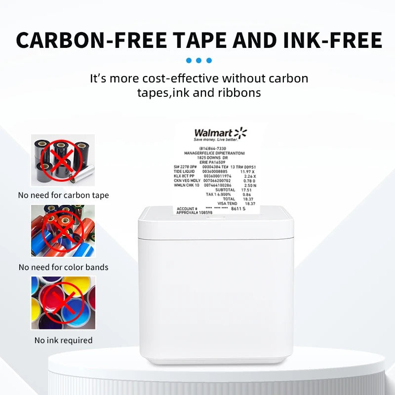 Belegdrucker 58mm Thermal Receipt Printer für Android iOS Windows