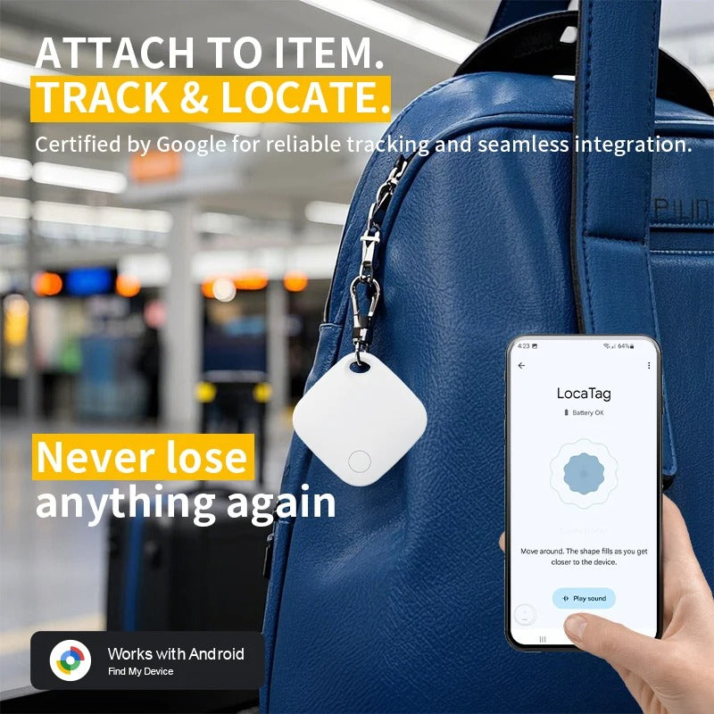 Bluetooth-GPS-Tracker für Android-Geräte, funktioniert mit Google Find My App