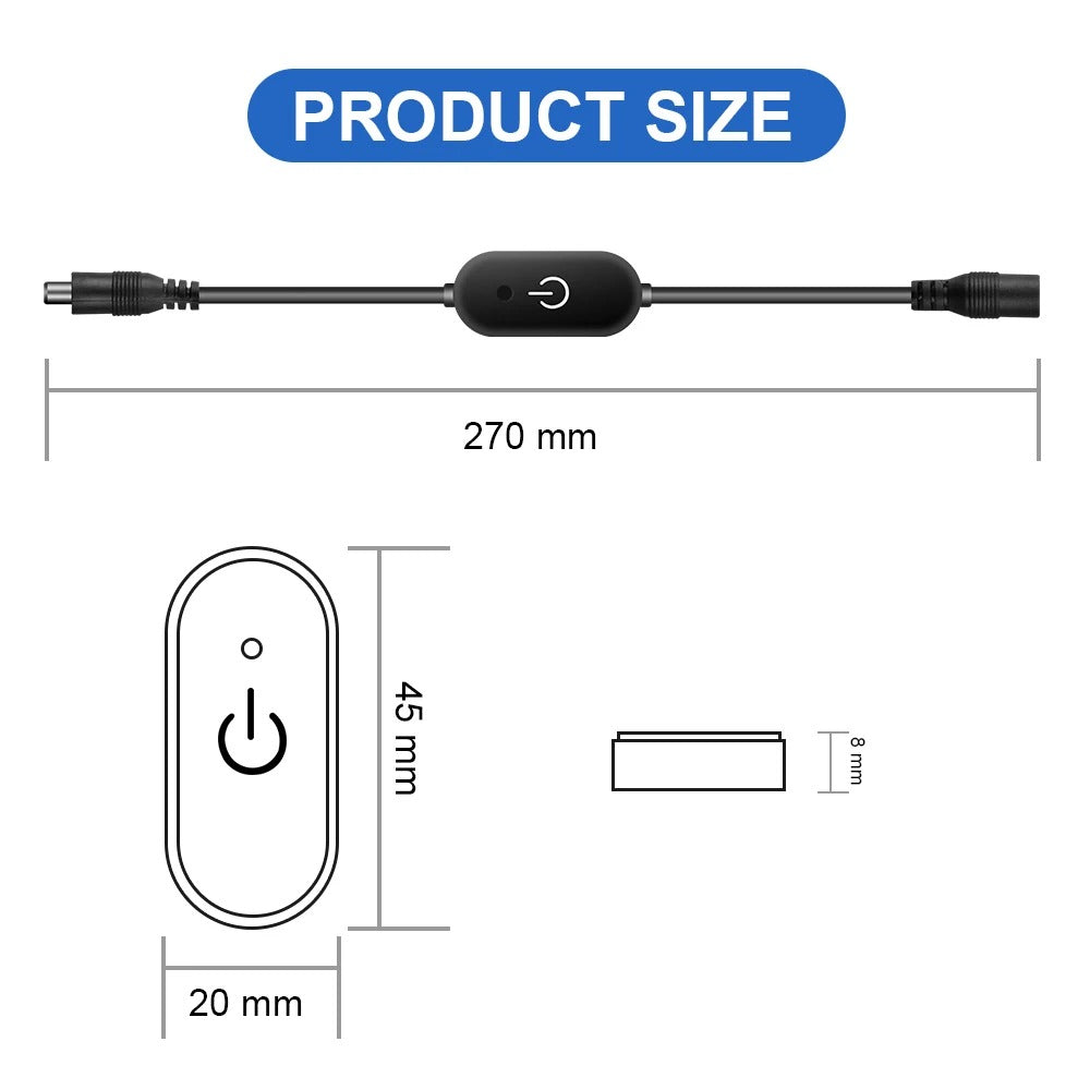 Adapter mit Sensor Berührung DC12V 5V 3A / Dimmer Funktion