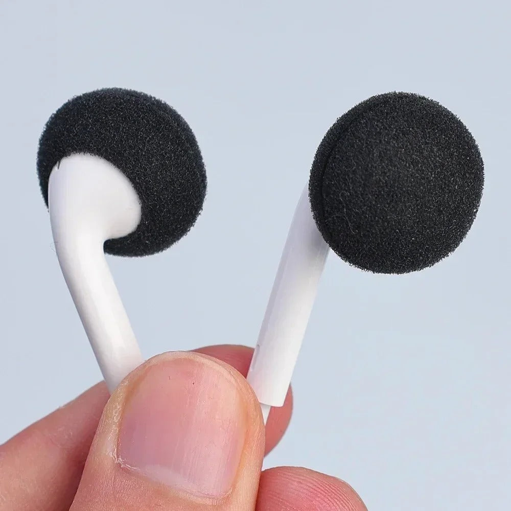 Ohrhörer Schaumstoff Abdeckungen 1 Paar in Schwarz