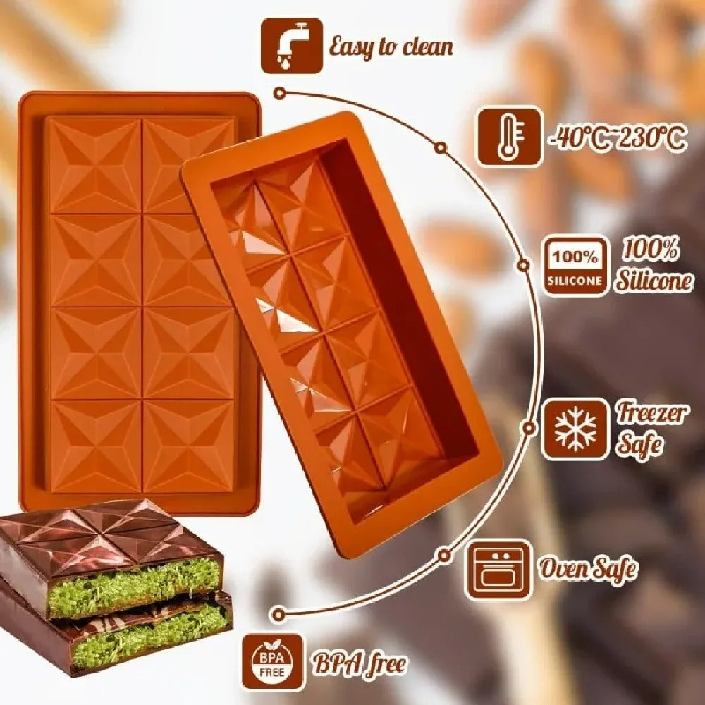 Dubai-Schokoladenform zum selber machen