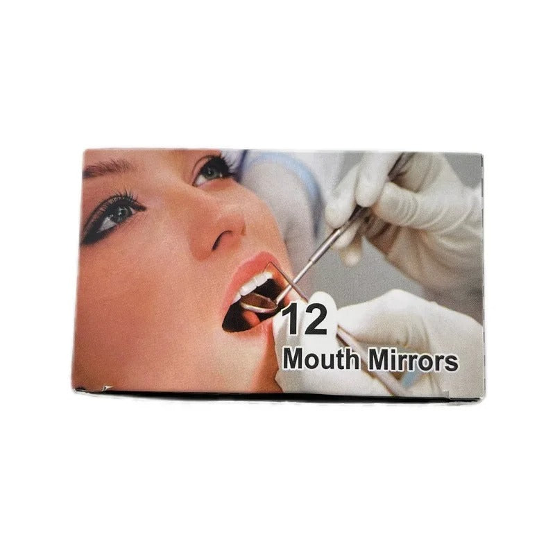 Zahnärztlicher Mundspiegel mit Reflektor für die Mundpflege, Ersatzkopf, Größe 5