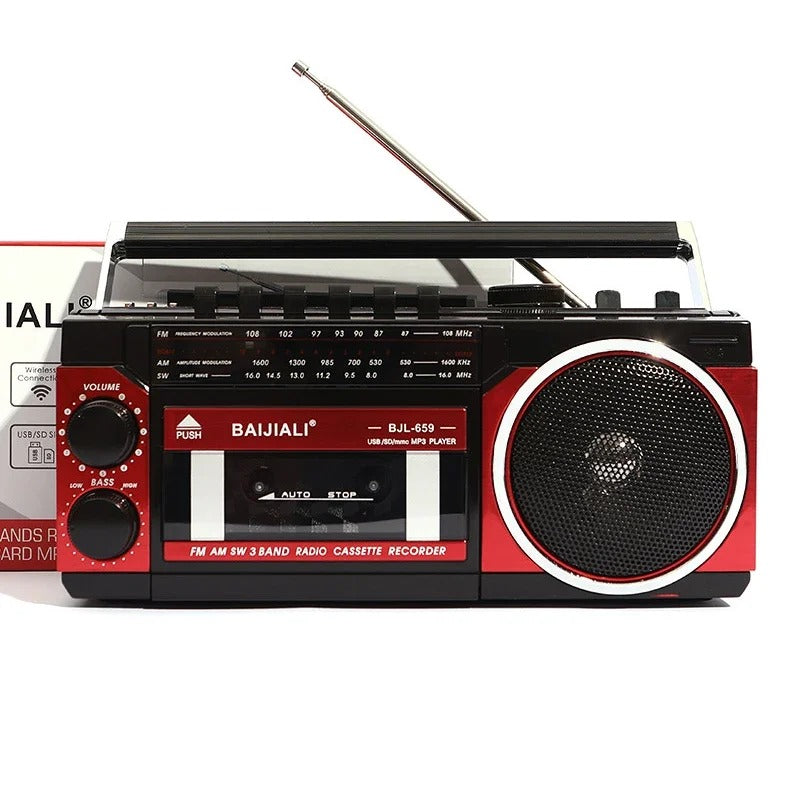 Tragbare Vintage Retro USB AM/FM/SW Multiband Radio Recorder PX-250U