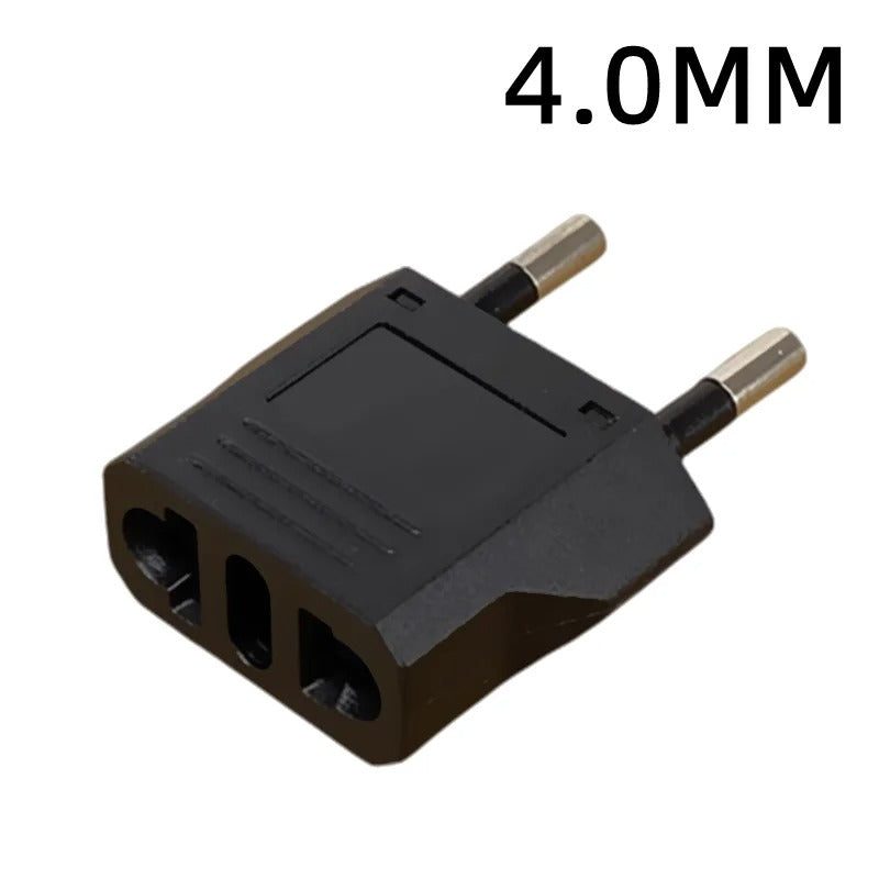 US/CN auf CH/EU Schweiz Strom Adapter 4.8mm & 4.0mm Schwarz oder Weiss