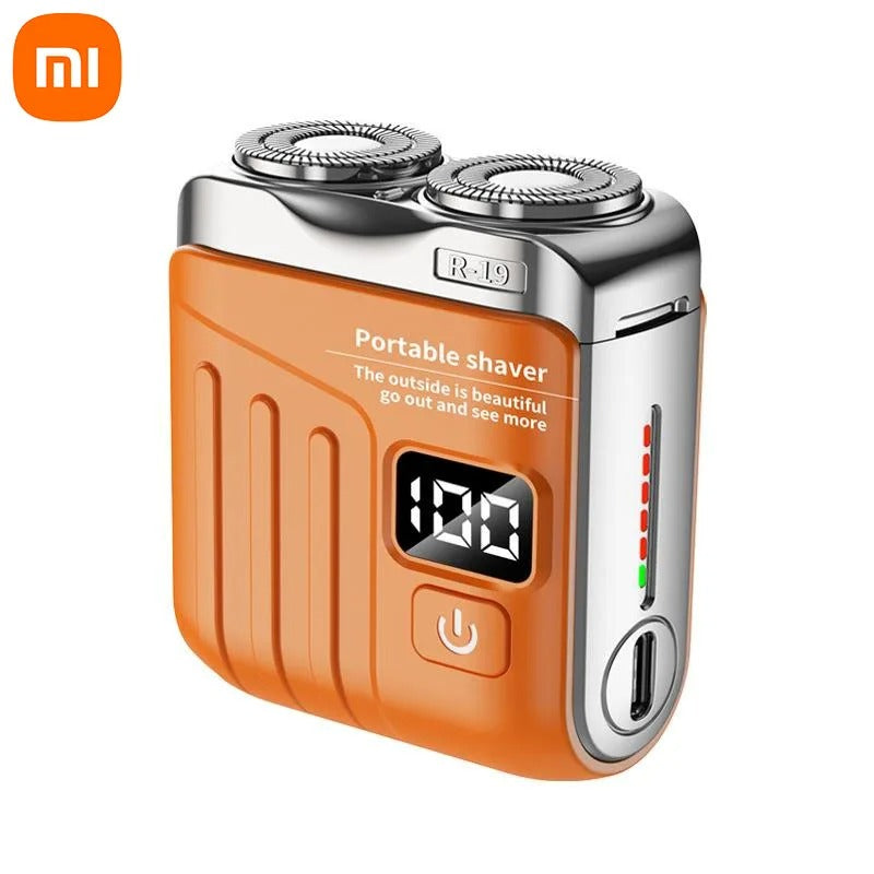 Xiaomi Akku Smart Rasierer mit Mini Dual Klinge und Digital Display