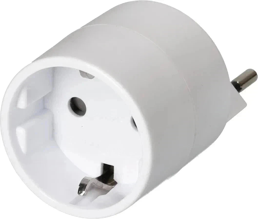 MAX HAURI PLUG Reiseadapter asymmetrisch Stecker: Typ 12 / Kupplung: Schuko - Schweiz elektroniktrade Switzerland