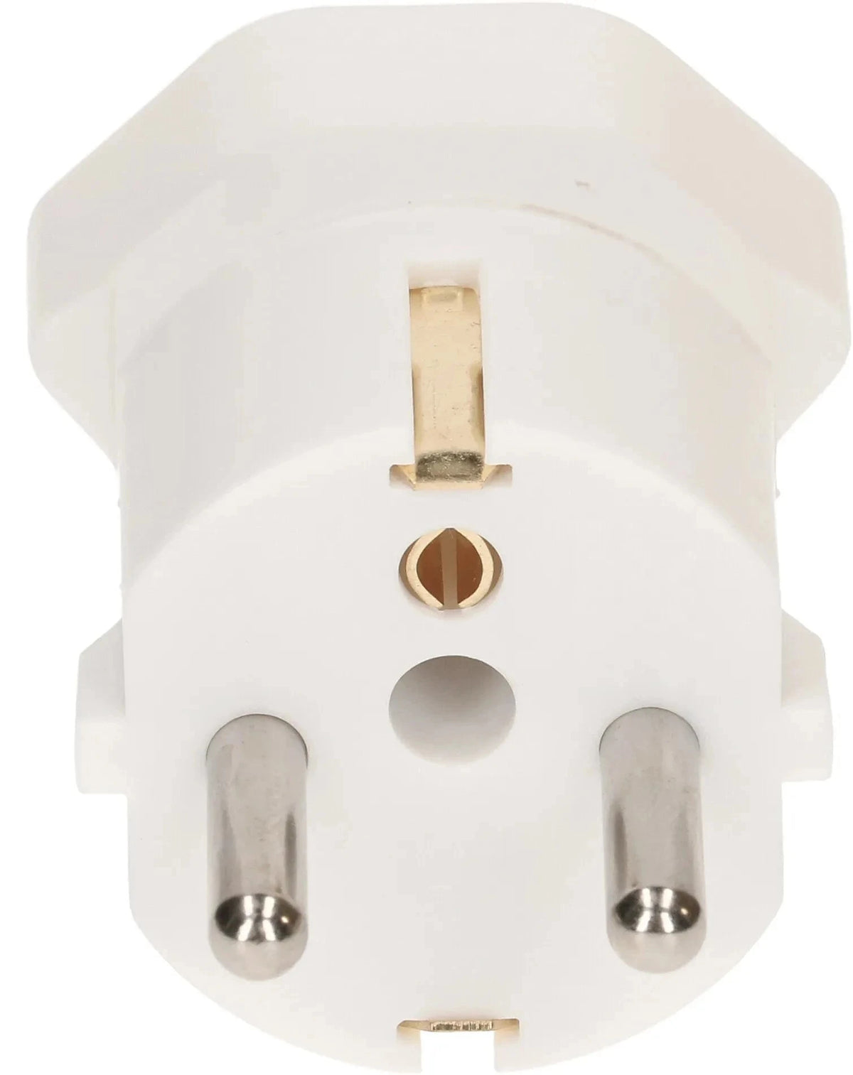 MAX HAURI PLUG Reiseadapter Schuko-Typ 23 3-polig schwarz / weiss elektroniktrade Switzerland