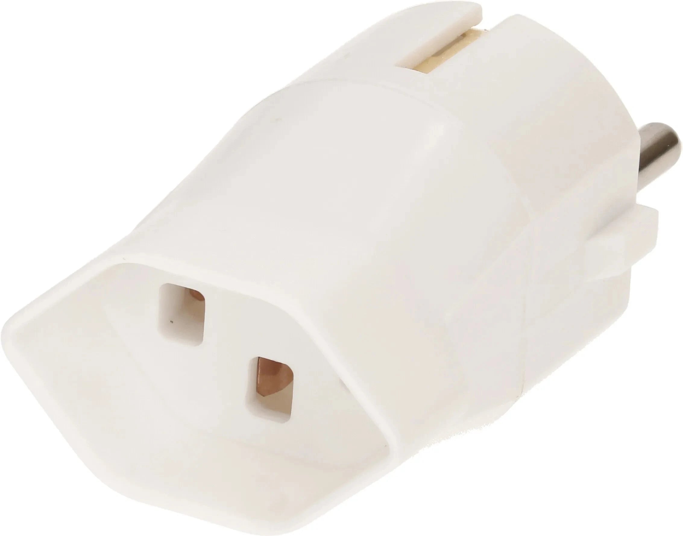 MAX HAURI PLUG Reiseadapter Schuko-Typ 23 3-polig schwarz / weiss Elektroniktrade Switzerland